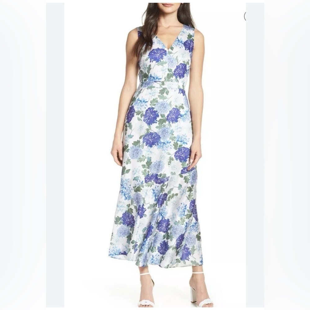 Sam Edelman womens floral print midi Dress size 8 NWT